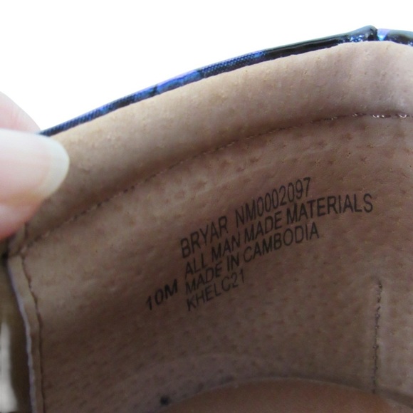 Nurse Mates Blue and Purple Mules - Picture 8 of 9